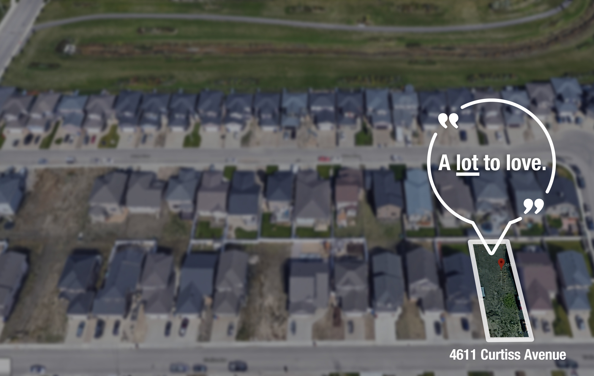 New handpicked lot (4611 Curtiss Ave) in Harbour Landing.